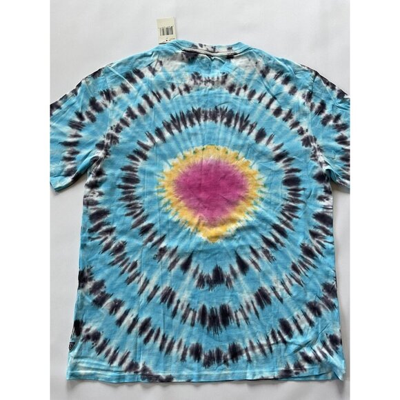 Guess Men’s Turn Up T-Shirt Short Sleeves Tie Dye Relax Fit Size M - Picture 5 of 5